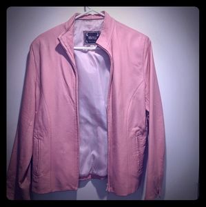 Italian leather jacket.